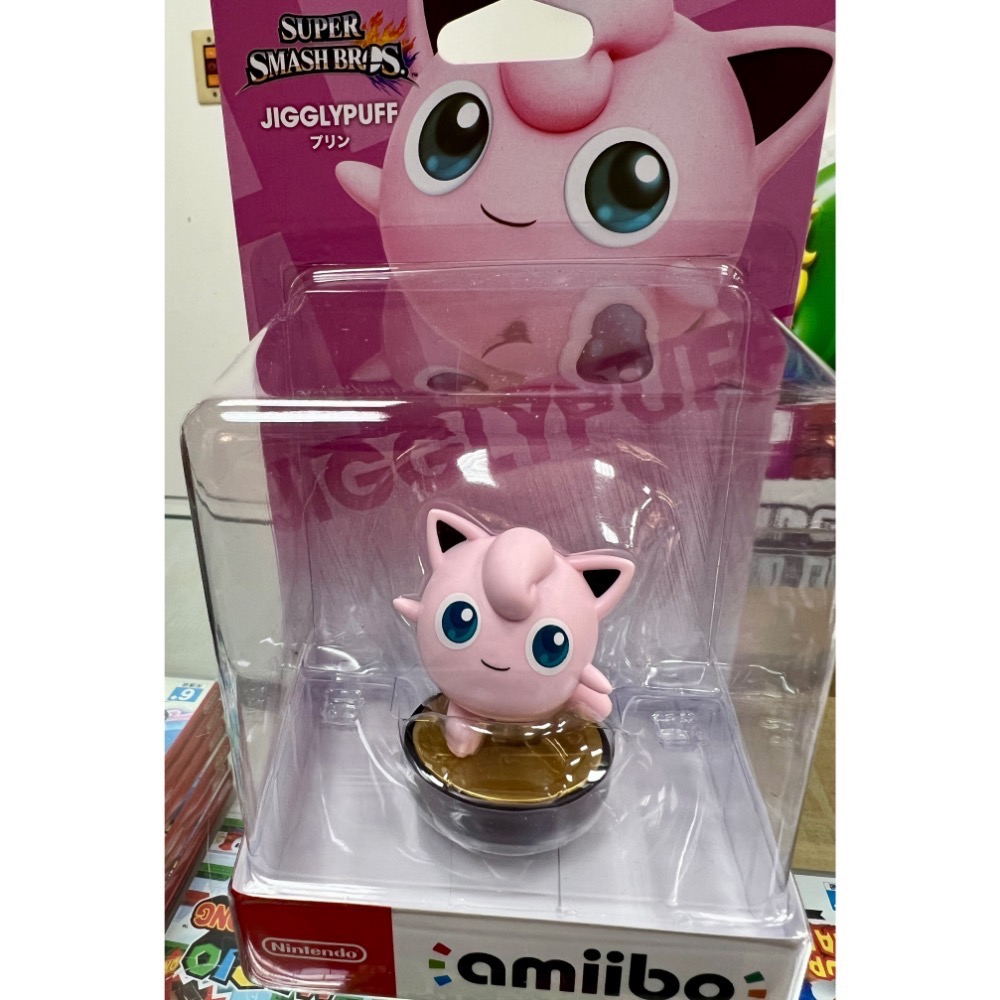 （不含遊戲）Amiibo 胖丁 JIGGLYPUFF 明星大亂鬥系列 全新品［士林遊戲頻道］-細節圖2