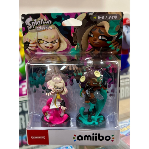 （不含遊戲） 任天堂 AMIIBO SWITCH NS 漆彈大作戰2 觸手少女 小姬 小飯 飯田 全新品［士林遊戲頻道］