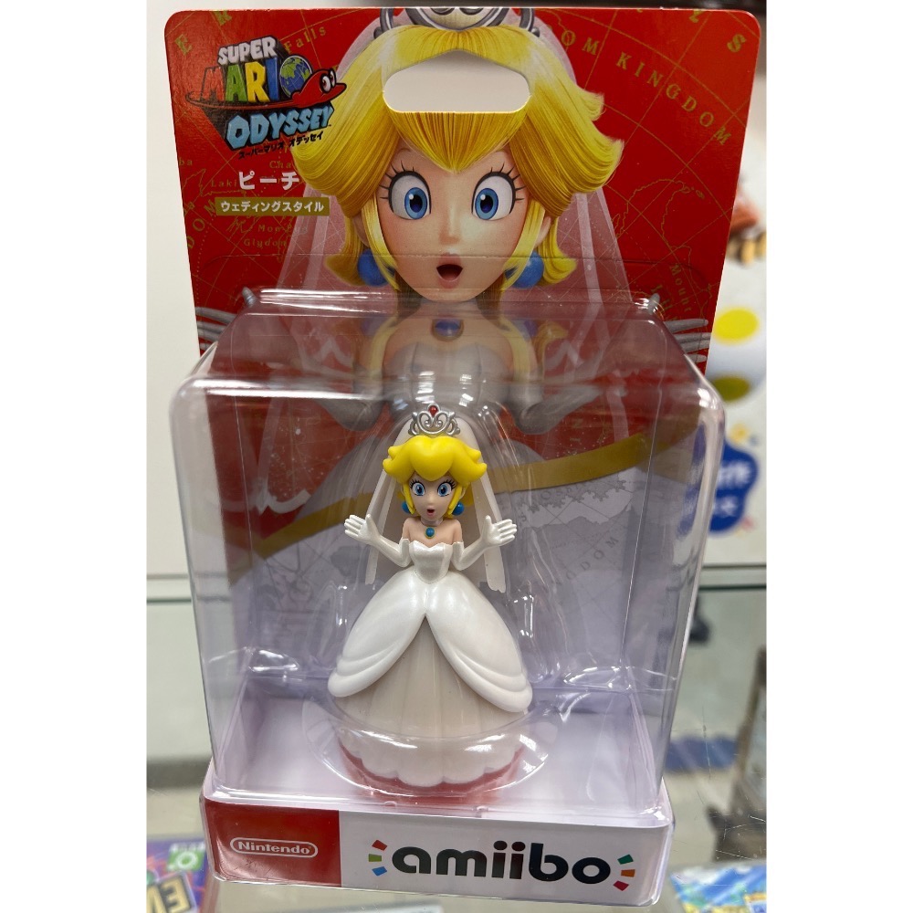 amiibo 超級瑪利歐 奧德賽 瑪利歐 婚禮 婚紗 禮服 Mario Odyssey 碧姬公主 PEACH 公主 全新-細節圖2