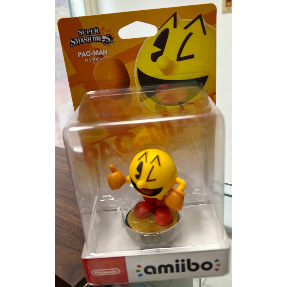 (不含遊戲）switch 任天堂明星大亂鬥 amiibo 吃豆人 PAC-MAN 全新品［士林遊戲頻道］-細節圖2