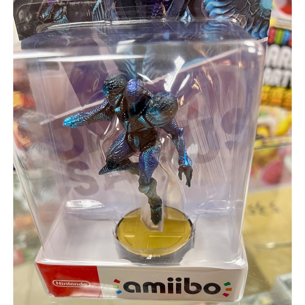 任天堂 AMIIBO SWITCH 任天堂明星大亂鬥 銀河戰士 黑暗薩姆斯 DARK SAMUS 全新品［士林遊戲頻道］-細節圖2