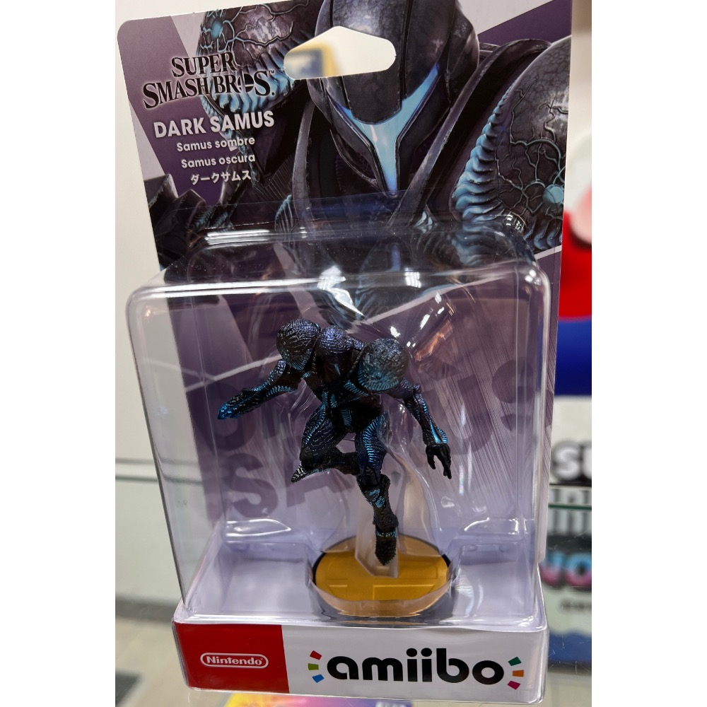 任天堂 AMIIBO SWITCH 任天堂明星大亂鬥 銀河戰士 黑暗薩姆斯 DARK SAMUS 全新品［士林遊戲頻道］-細節圖2