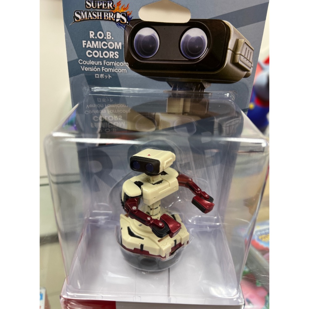 （不含遊戲）amiibo R.O.B. Famicom Colors 機器人 任天堂明星大亂鬥 全新品［士林遊戲頻道］-細節圖2