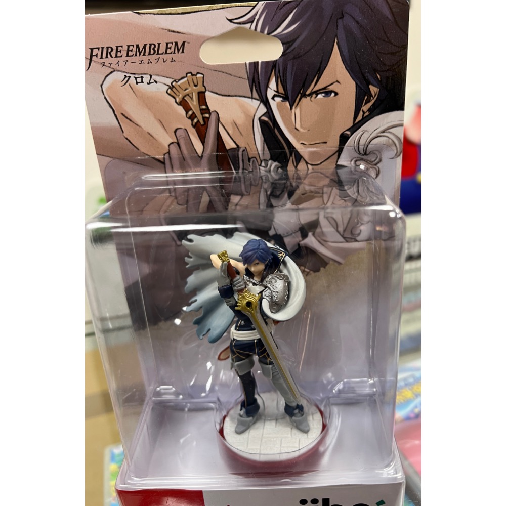 （不含遊戲） 任天堂 AMIIBO SWITCH 聖火降魔錄 克羅姆 庫洛武 CHROM 全新品［士林遊戲頻道］-細節圖2