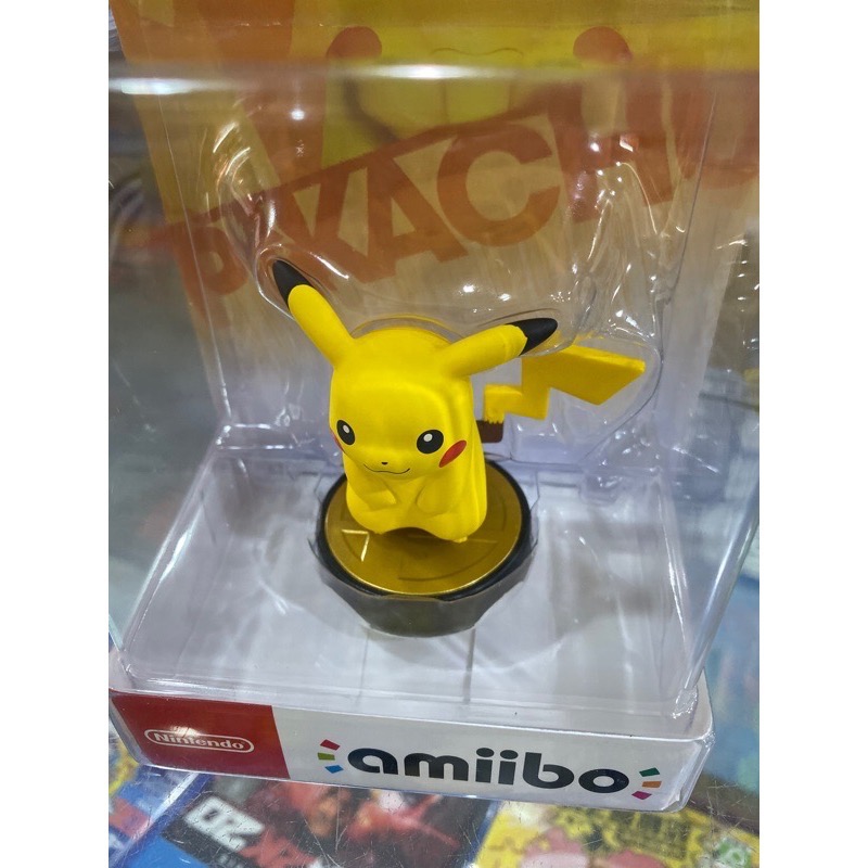 （不含遊戲） AMIIBO SWITCH NS 任天堂明星大亂鬥 皮卡丘 PIKACHU 全新品［士林遊戲頻道］-細節圖2