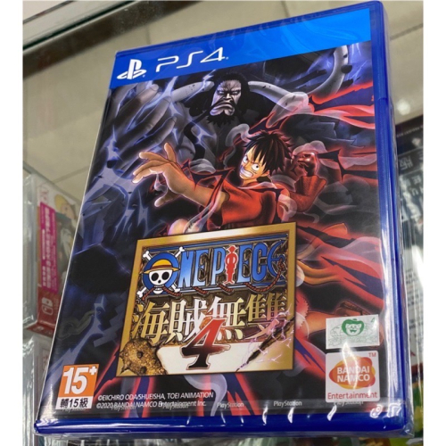 PS4 航海王 海賊無雙 4 中文版 亞版 ㄧ般版 全新未拆封 無特典［士林遊戲頻道］