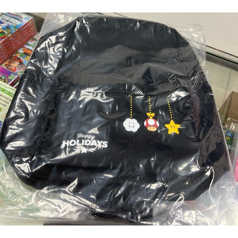 任天堂 原廠週邊 HAPPY HOLIDAYS 後背包 限定後背包 背包 全新品［士林遊戲頻道］-細節圖7