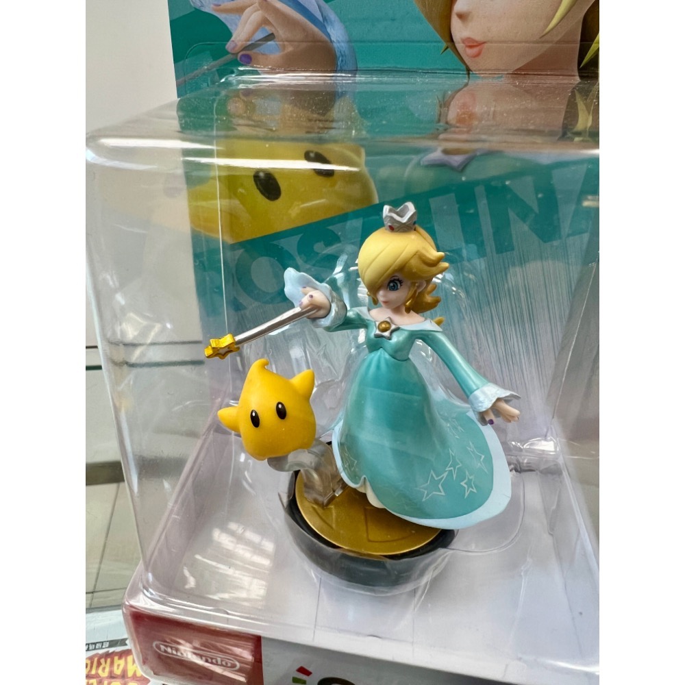 (不含遊戲） AMIIBO SWITCH 任天堂明星大亂鬥 羅潔塔 公主 奇可 ROSALINA CHIKO 全新品-細節圖2