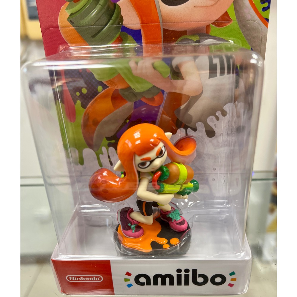 不含遊戲 switch Amiibo 漆彈大作戰 橘色女孩 漆彈女孩 Orange Girl 全新［士林遊戲頻道］-細節圖2