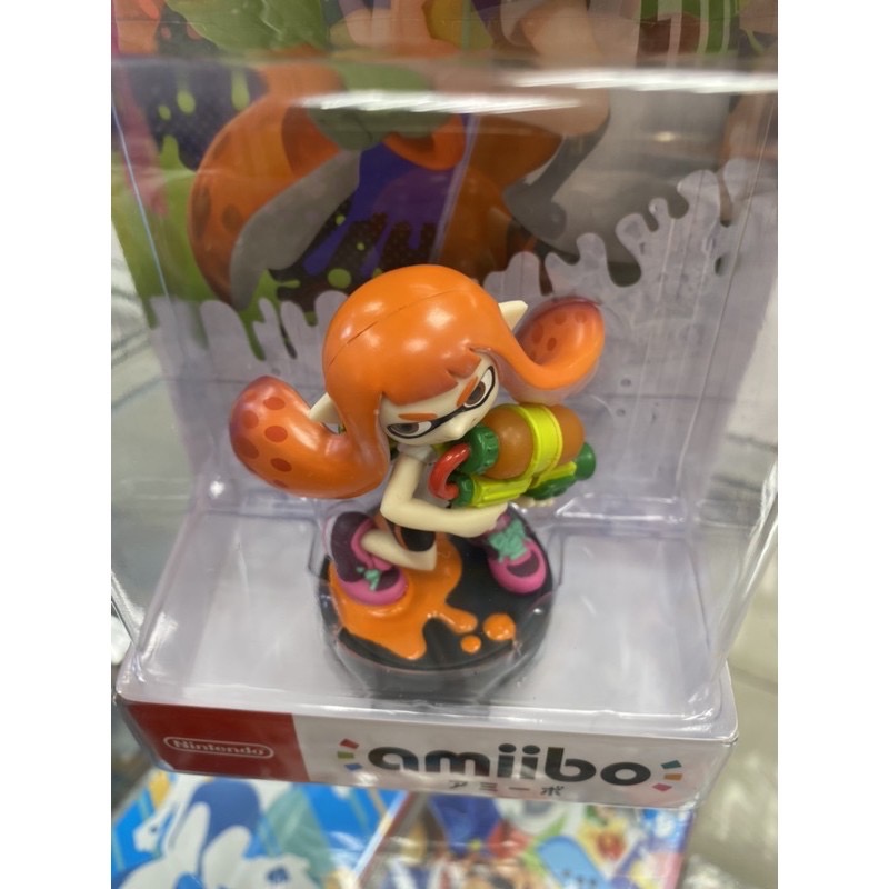 不含遊戲 switch Amiibo 漆彈大作戰 橘色女孩 漆彈女孩 Orange Girl 全新［士林遊戲頻道］-細節圖2