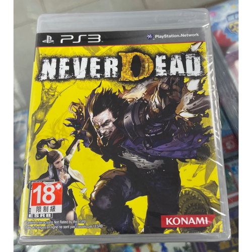 PS3 不死英雄 不死狂槍手 NeverDead 英文版 美版 全新未拆封【士林遊戲頻道】