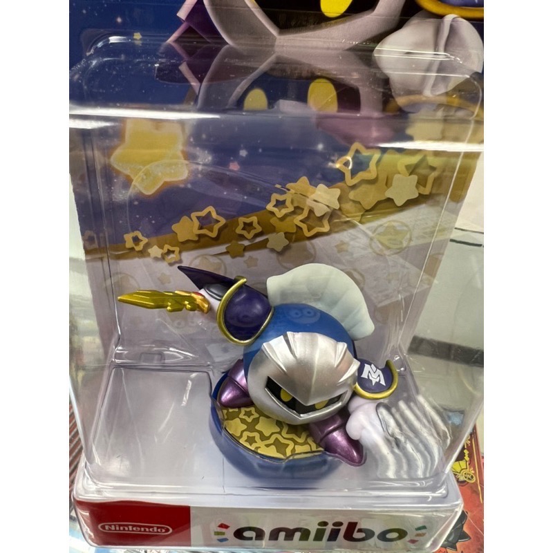 （不含遊戲）amiibo META KNIGHT 梅塔戰士 星之卡比 系列 鐵面 金屬騎士 全新品［士林遊戲頻道］-細節圖2