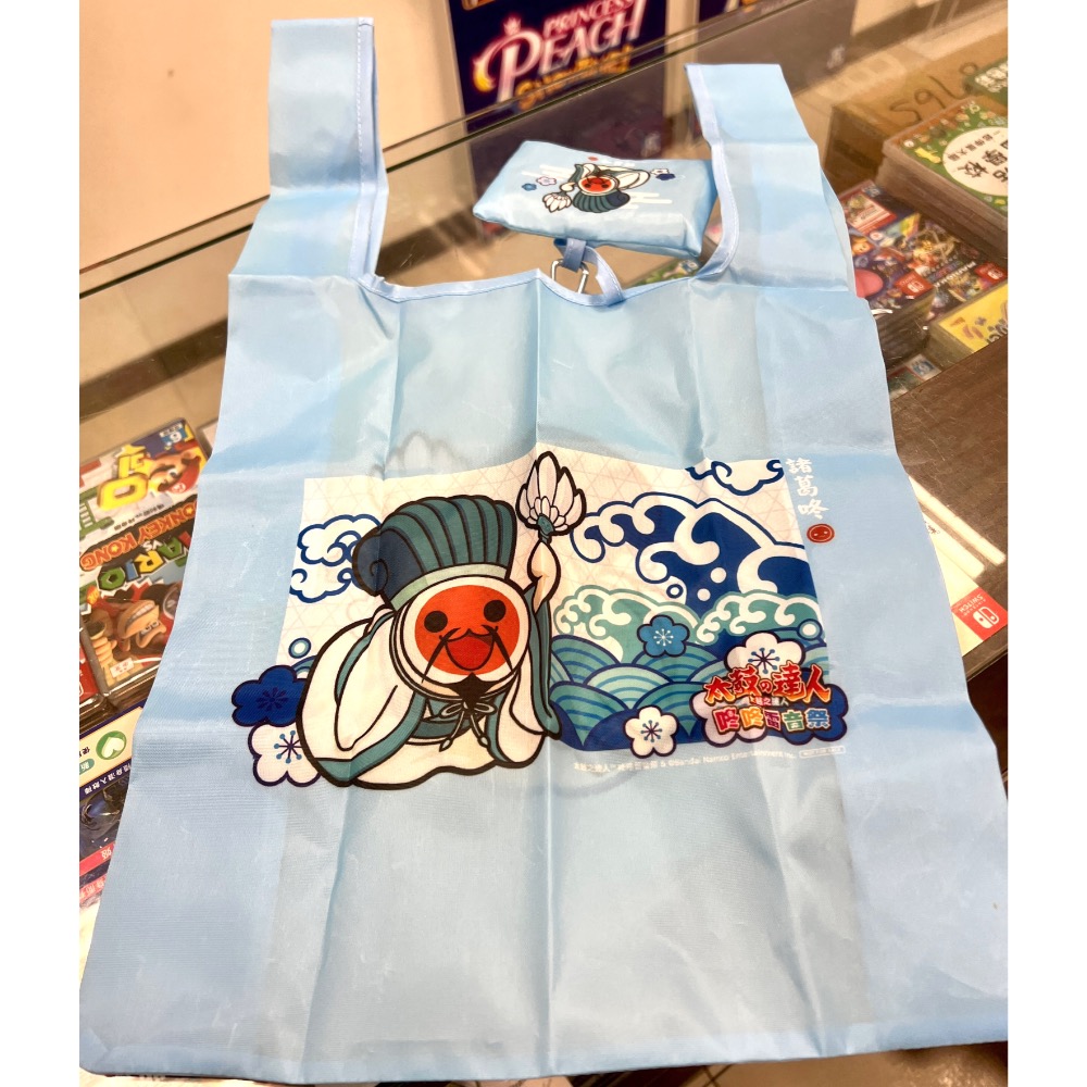 （不含遊戲） Switch 太鼓達人 咚咚雷音祭 特典 諸葛咚 購物袋 收納袋 提袋 全新品 ［士林遊戲頻道］-細節圖4