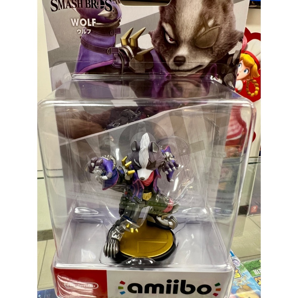（不含遊戲） Switch 任天堂明星大亂鬥 amiibo 沃爾夫 WOLF 星戰火狐 全新品【士林遊戲頻道】-細節圖2