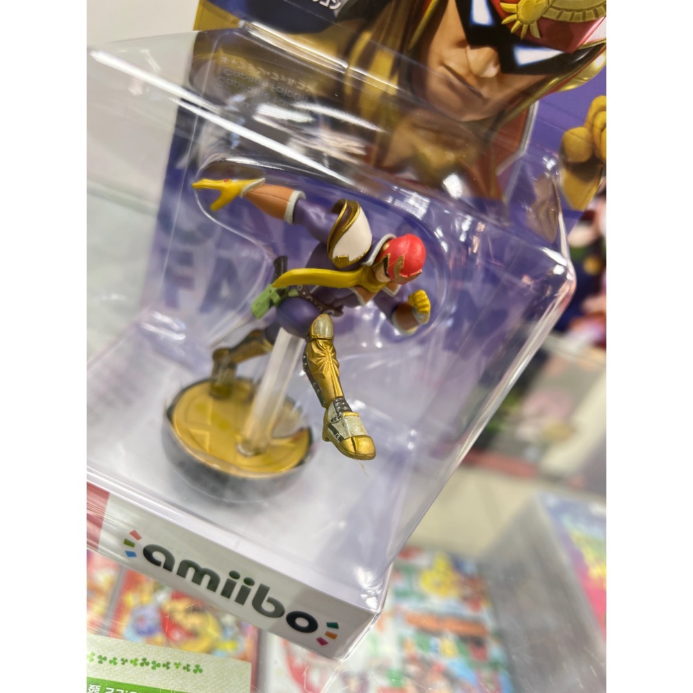 ￼（不含遊戲） AMIIBO SWITCH 任天堂明星大亂鬥 零式賽車 飛隼隊長 CAPTAIN FALCON 全新品-細節圖2