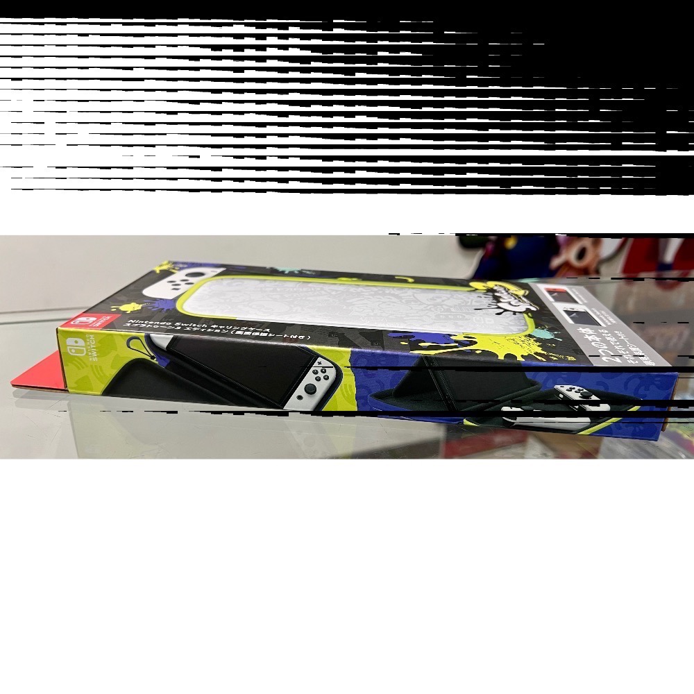 任天堂 SWITCH OLED 原廠 主機包 收納包 保護包 攜帶包 防撞包 附保護貼 漆彈大作戰3 斯普拉遁3 樣式-細節圖4