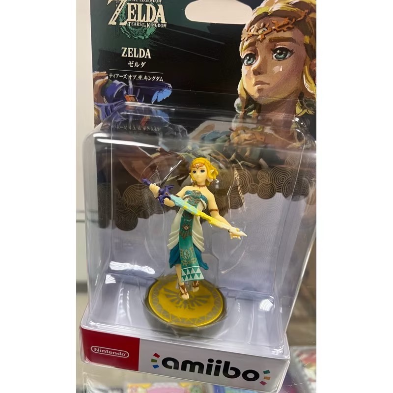 （不含遊戲）薩爾達傳說 王國之淚 amiibo ZELDA 薩爾達公主 任天堂原廠全新品【士林遊戲頻道】-細節圖2