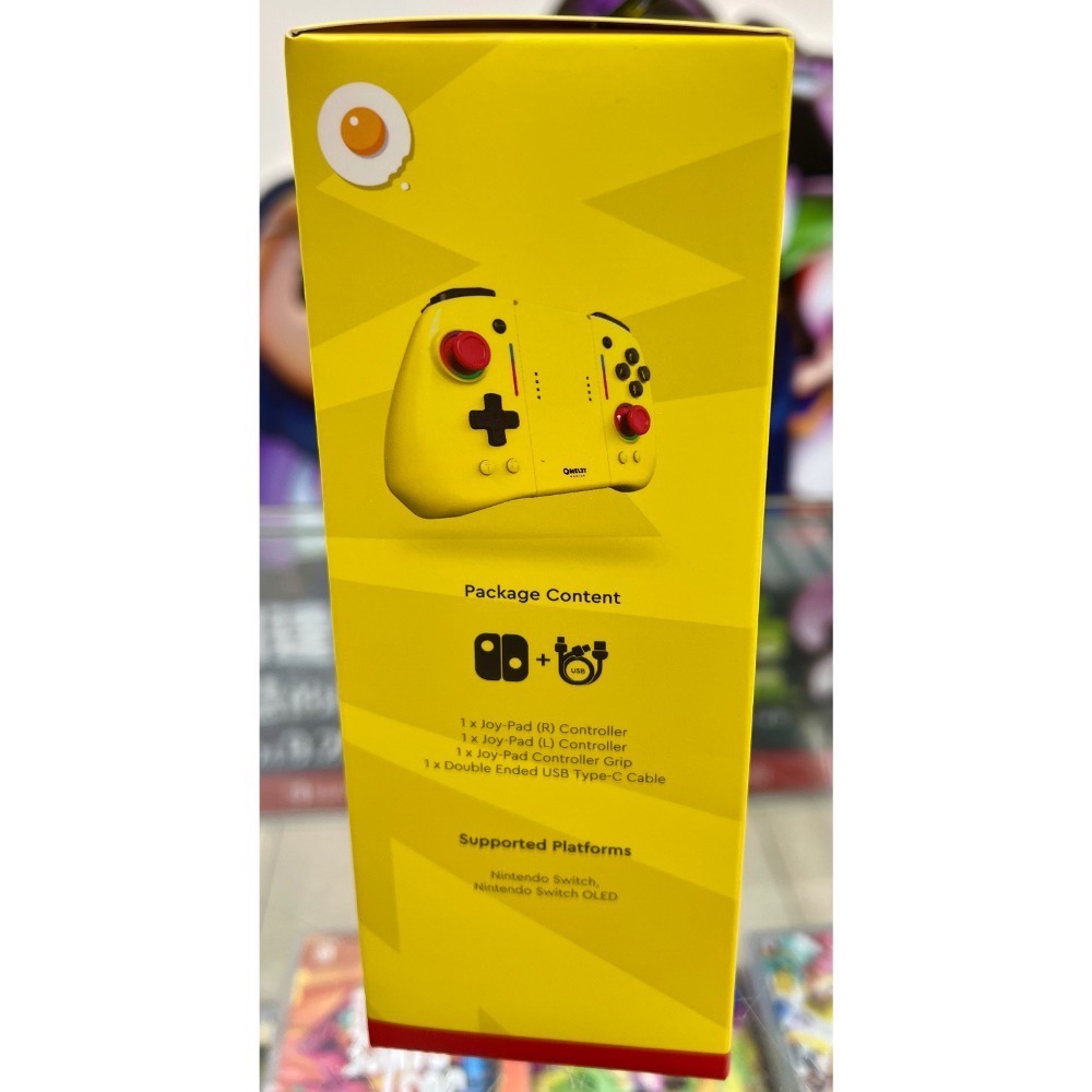 Omelet NS Switch Pro+ Joy-Pad Joy-con 控制器 閃電黃 全新品［士林遊戲頻道］-細節圖3