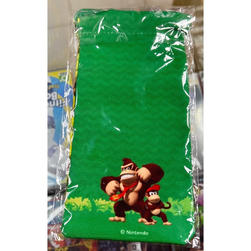 （不含遊戲） SWITCH 咚奇剛 歸來 HD 特典 香蕉 收納袋 束口袋 全新品 ［士林遊戲頻道］-細節圖2