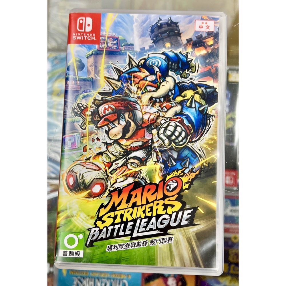 二手良品～* 台灣公司貨 中文封面 Switch 瑪利歐激戰前鋒 戰鬥聯賽 足球 運動 中文版 無特典［士林遊戲頻道］-細節圖2