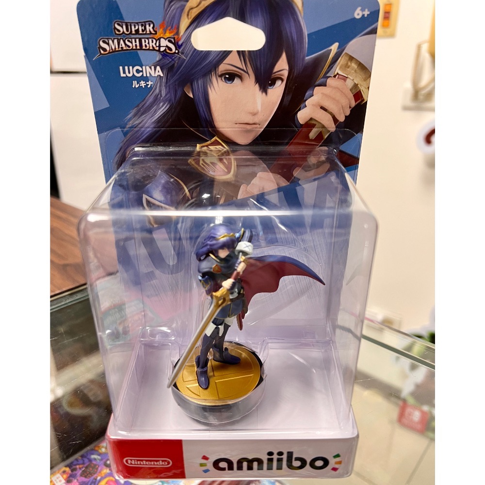 (不含遊戲) SWITCH 任天堂明星大亂鬥 amiibo 露奇娜 聖火 路琪娜 LUCINA 全新品【士林遊戲頻道】-細節圖2