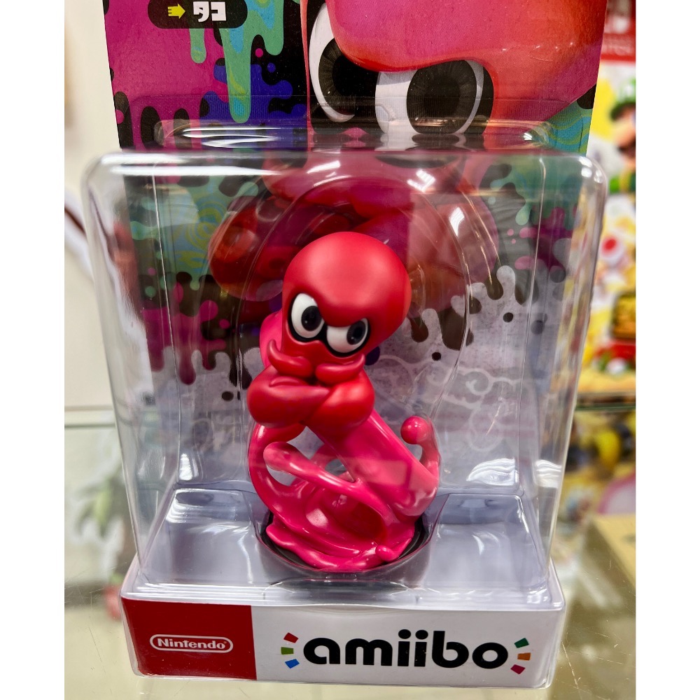 （不含遊戲）NS Switch 漆彈大作戰 2 amiibo 粉色 章魚 全新品 [士林遊戲頻道］-細節圖2