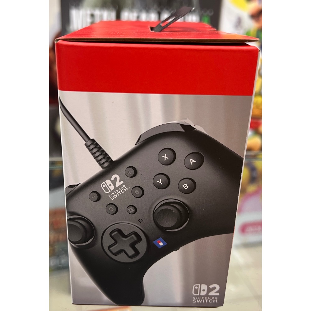 Switch 2 有線連發手把 TURBO 黑色 NSX-005 HORI 全新品［士林遊戲頻道］-細節圖3
