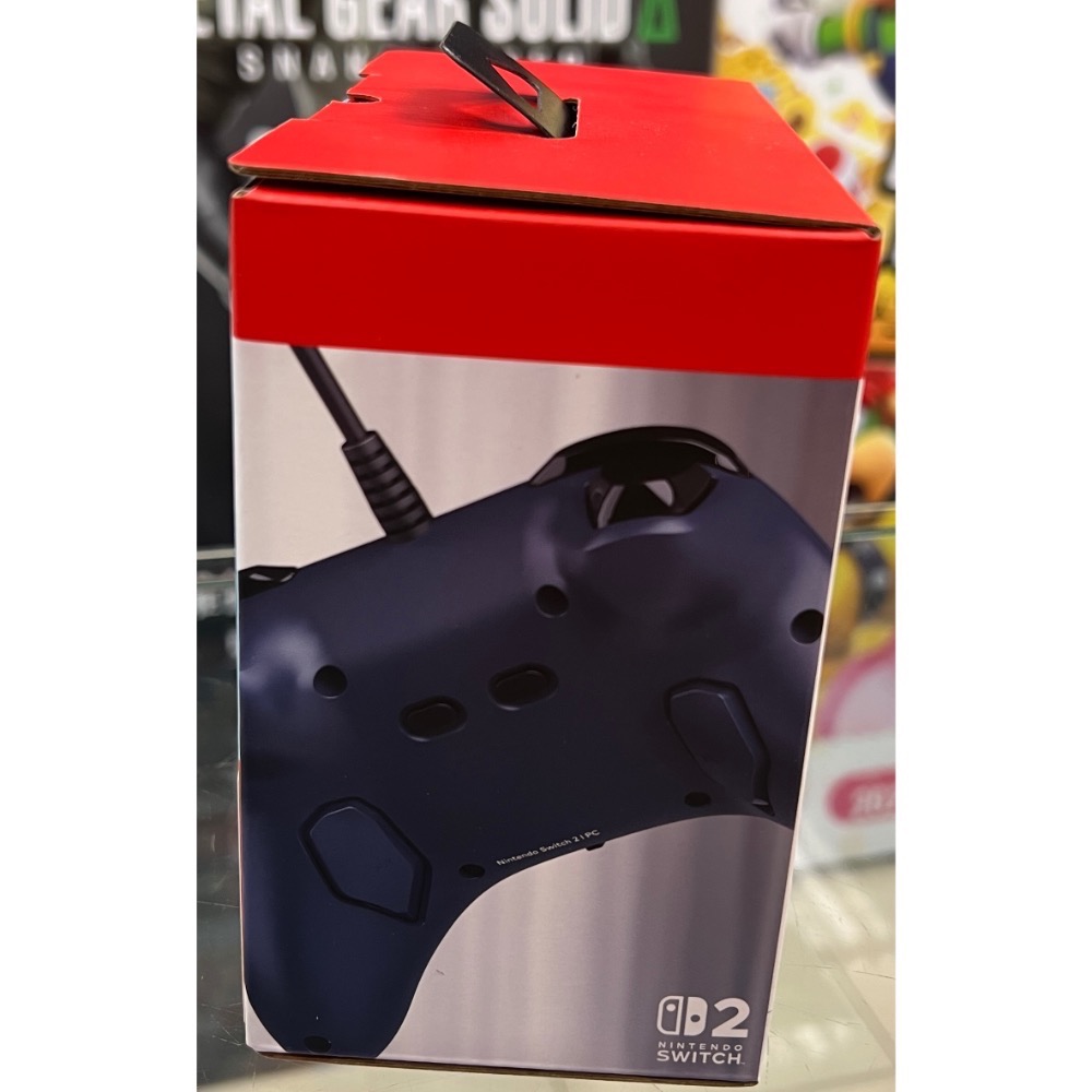 Switch 2 有線連發手把 TURBO 海軍藍色 NSX-064 HORI 全新品［士林遊戲頻道］-細節圖4