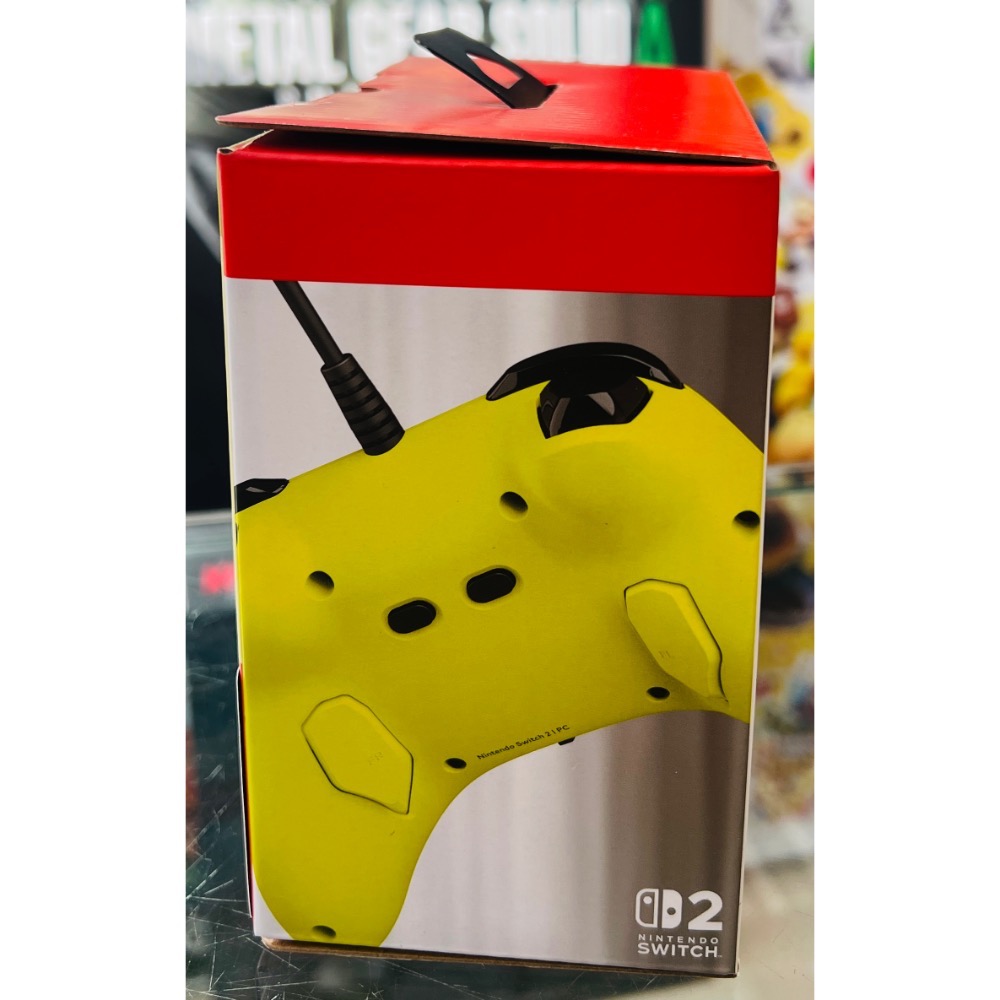 Switch 2 有線連發手把 TURBO 萊姆黃 NSX-066 HORI 全新品［士林遊戲頻道］-細節圖2