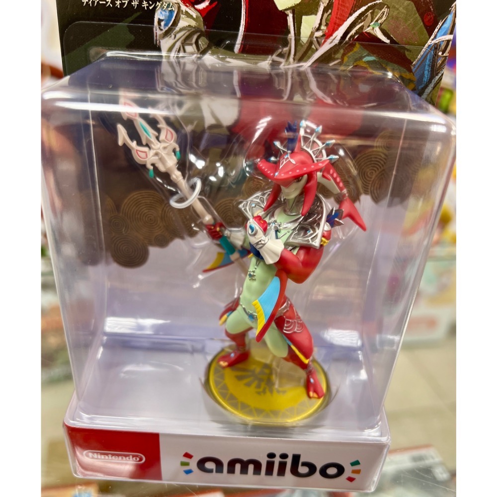 （不含遊戲）薩爾達傳說 王國之淚 amiibo ZELDA 希多 SIDON 任天堂原廠 全新品【士林遊戲頻道】-細節圖2