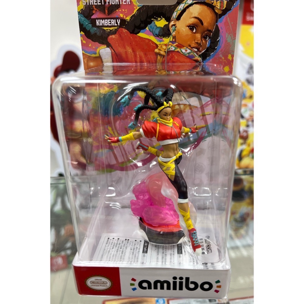 （不含遊戲) 快打旋風 6 amiibo KIMBERLY 金伯莉 任天堂原廠 全新品【士林遊戲頻道】-細節圖2