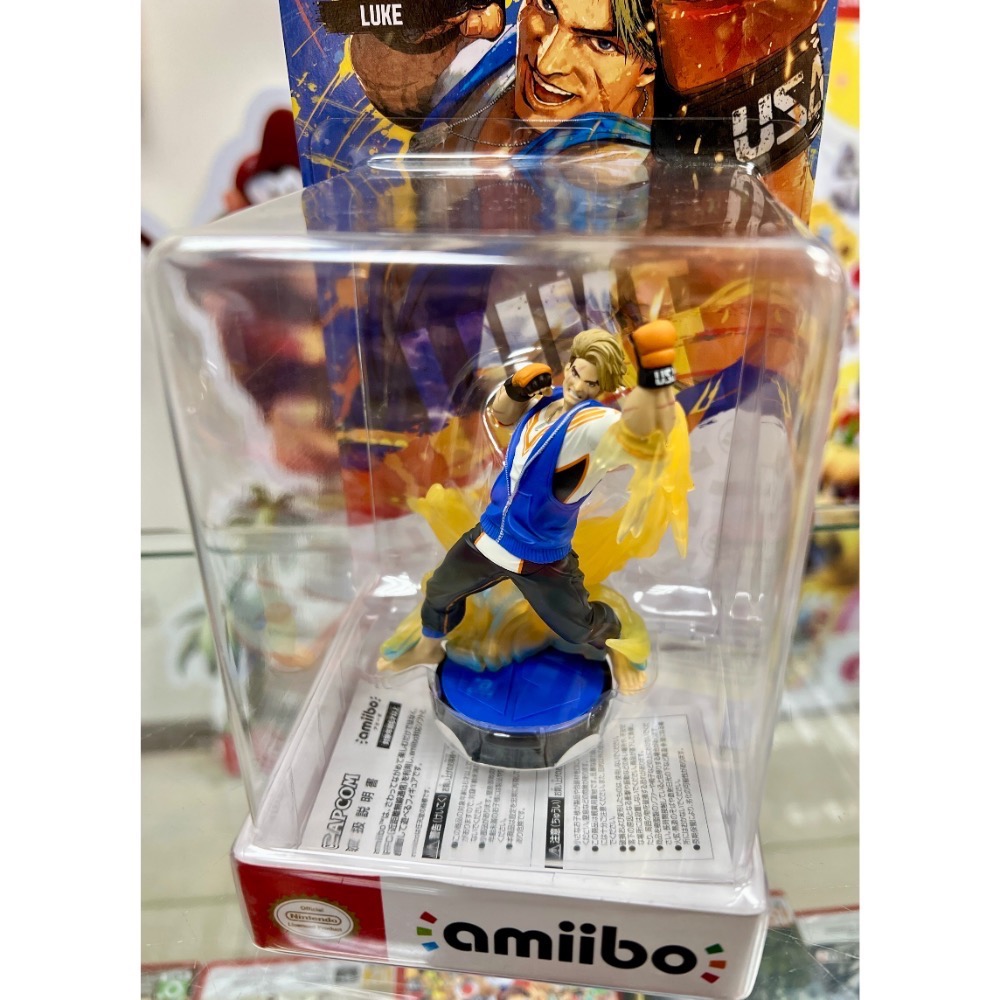 （不含遊戲) 快打旋風 6 amiibo LUKE 呂克 任天堂原廠 全新品【士林遊戲頻道】-細節圖2