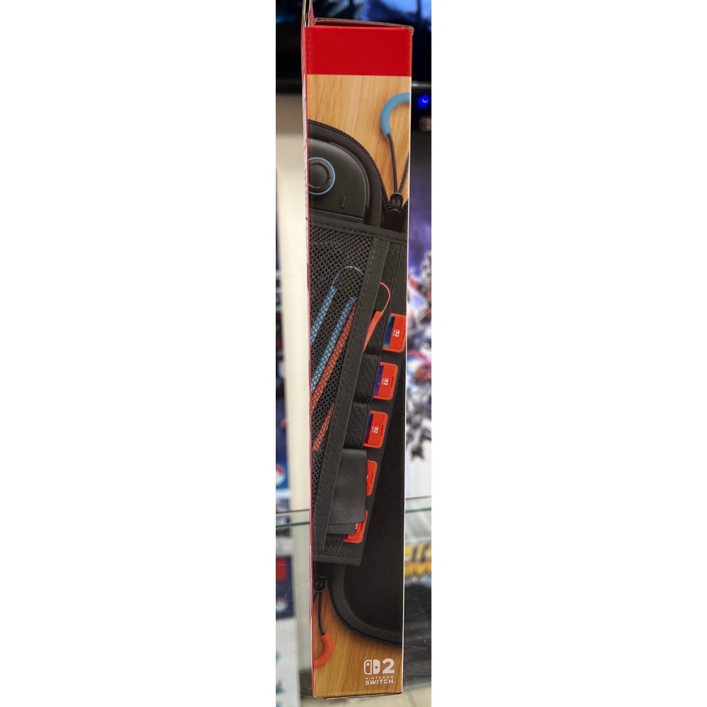 Switch 2 便攜包 （附螢幕保護貼) 收納包 保護包 主機包 灰黑色 任天堂 原廠 全新品［士林遊戲頻道］-細節圖4