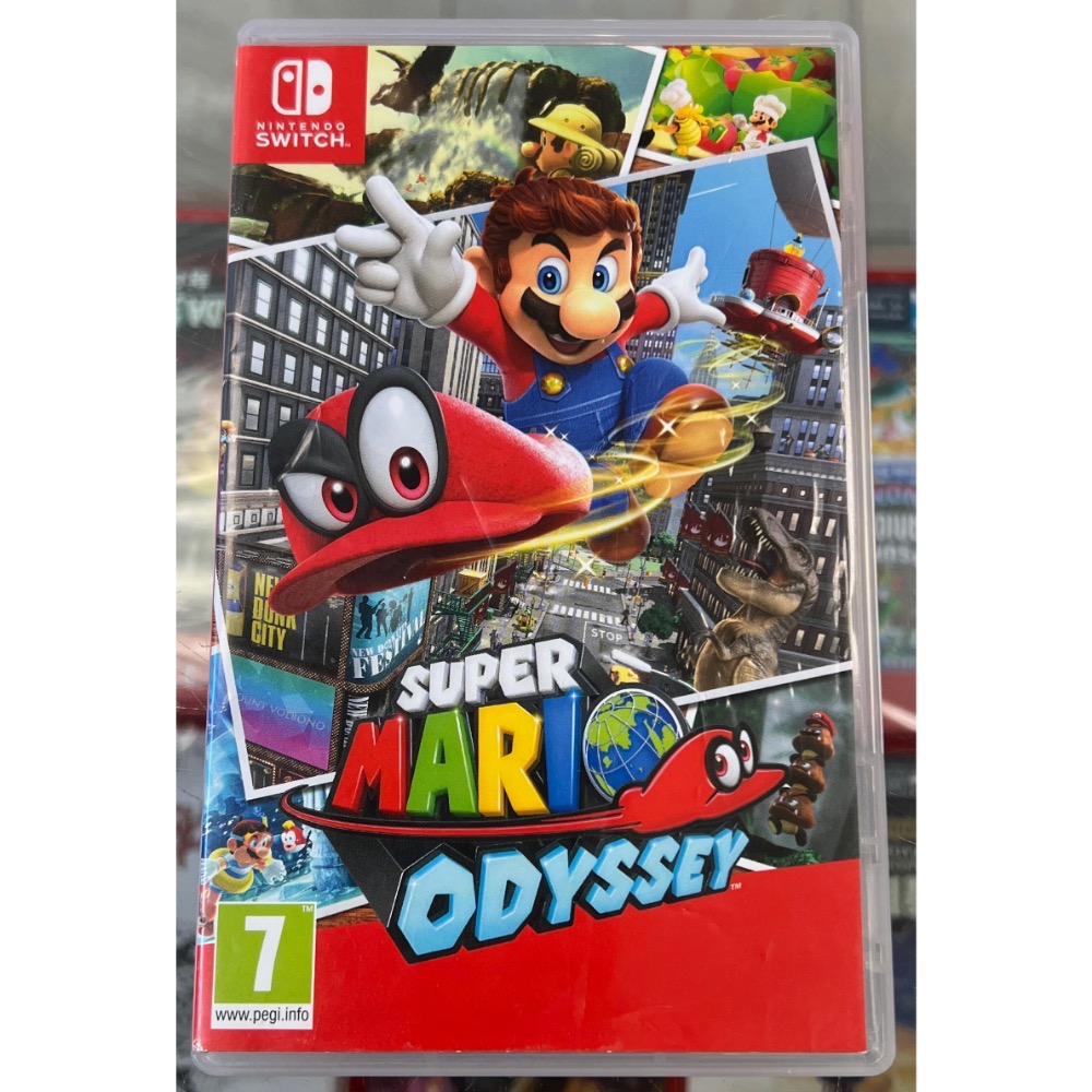 二手良品～* switch 超級瑪利歐 奧德賽 中文版 Super Mario Odyssey 【士林遊戲頻道】-細節圖2