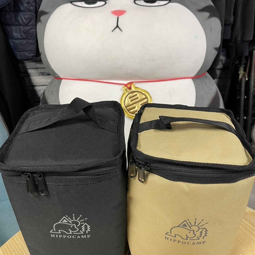 [河馬露露]台灣出貨 户外瓦斯罐收纳包 高山罐 煤油灯 音響收納包 手提方形收纳包-細節圖4