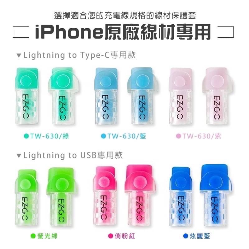 EZGO螢光保護線套 線材保護套 發光線套 夜光線套 iPhone線套 充電線保護套 i線套 充電線套 EA375-細節圖6