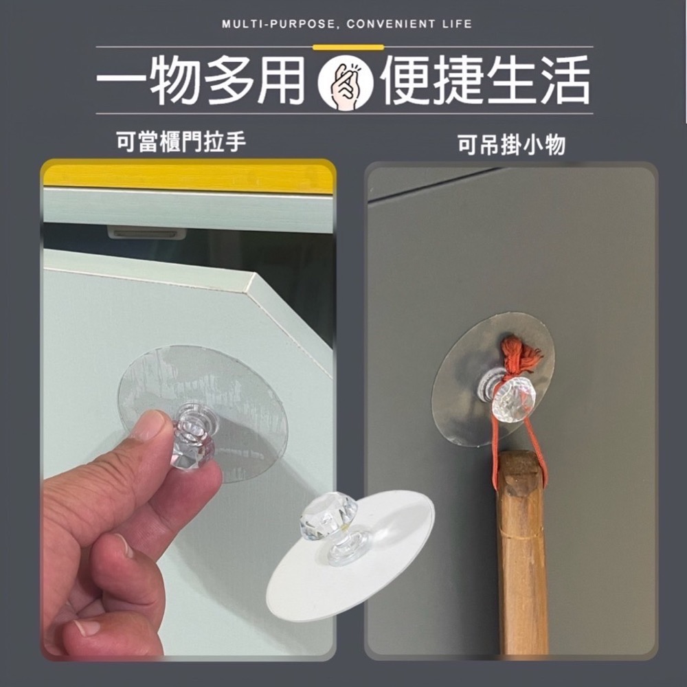 輔助拉手器 把手 黏貼式手把 櫃門拉手貼片 多用途把手 無痕貼片 黏貼式把手 櫃門把手 抽屜把手 門窗把手 EA537-細節圖3