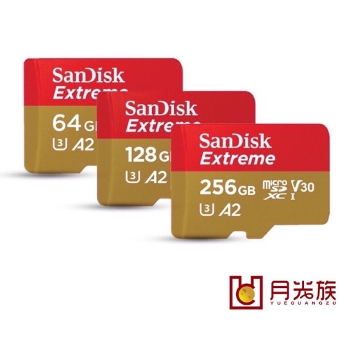 公司貨享保固 Sandisk A2 記憶卡 運動攝影機 空拍機專用款 32G 64G 128G 256G EA305