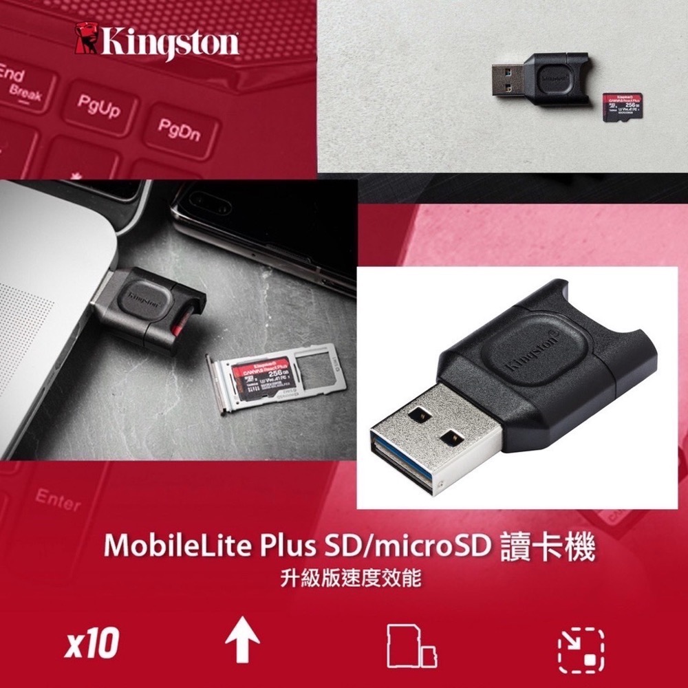 金士頓公司貨 MobileLite Kingston MicroSD 讀卡機 小卡讀卡機 記憶卡讀卡機 EA418-細節圖4