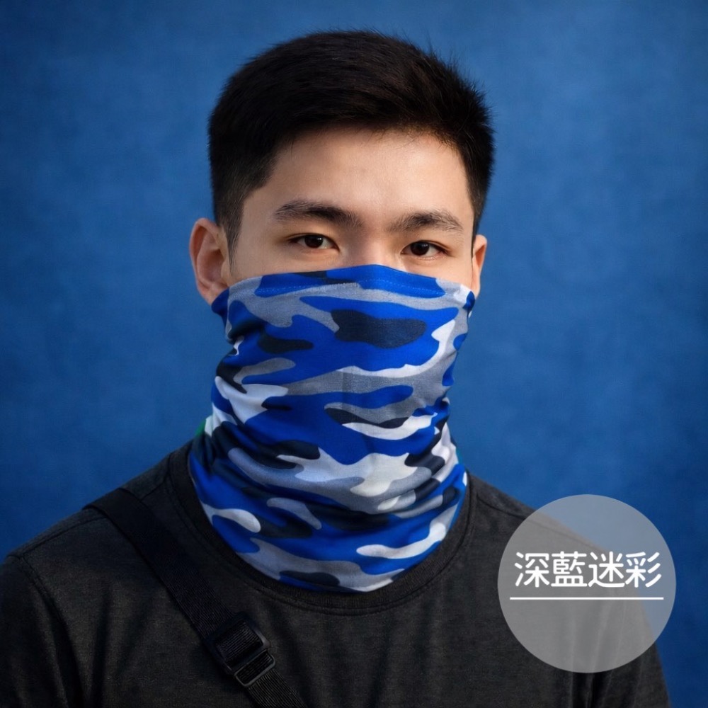 防曬頭巾 防曬頭套 防曬面罩 防曬 頭巾 涼感頭套 機車防曬頭套 遮陽頭套 冰絲頭套 脖套 涼感面罩 面罩 EA492-規格圖9