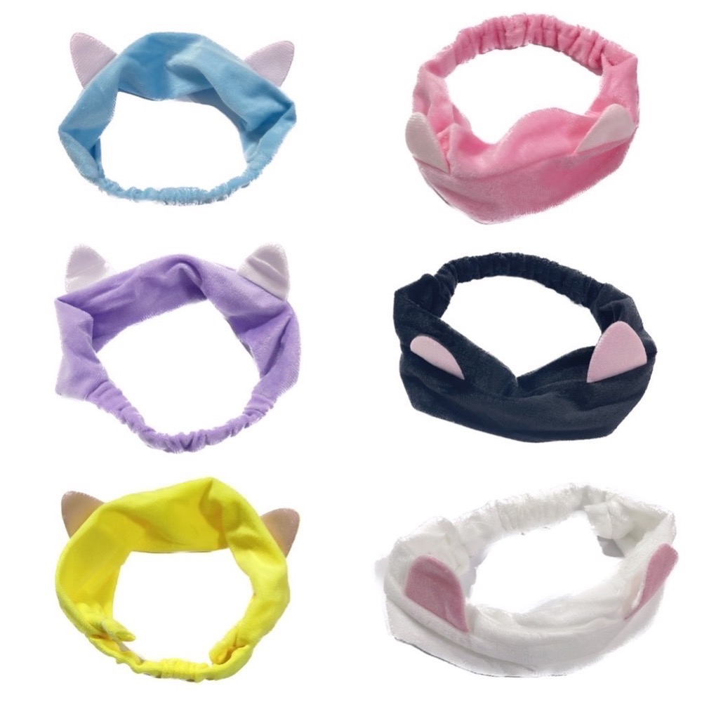 貓耳束髮帶 可愛貓咪耳朵髮帶 化妝面膜髮帶 貓耳髮帶 束髮帶 洗臉帶 貓咪 貓耳 髮帶 髮箍 可愛髮帶 EA521-細節圖6