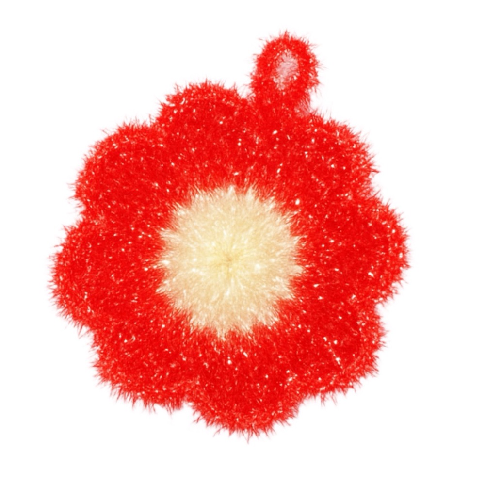 小花造型洗碗巾 造型菜瓜布 創意菜瓜布 花朵菜瓜布 手勾編織 菜瓜布 洗碗布 造型菜瓜布 小花菜瓜布 洗碗巾 EA911-規格圖9