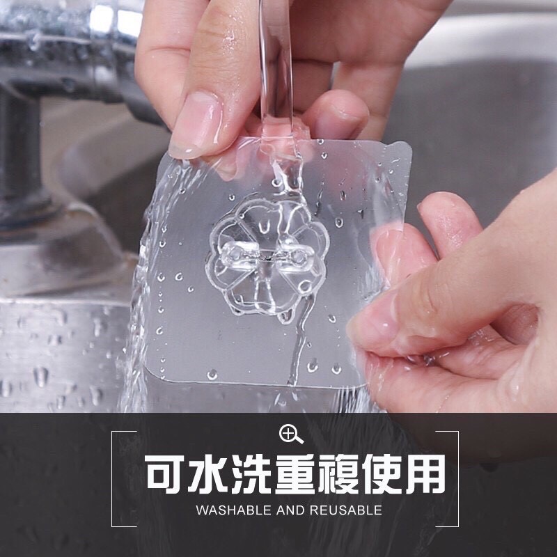 強力無痕掛鈎 無痕掛勾 衣架掛勾 透明掛勾 掛鉤 掛勾 梅花掛鉤 浴廁掛勾 浴室掛鉤 免釘掛鉤 拖把掛鉤 EA705-細節圖7