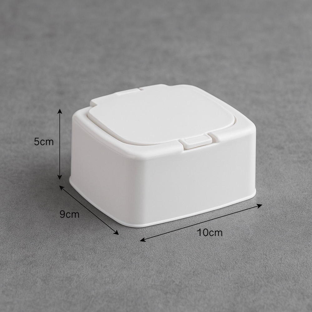 彈跳防塵收納盒 彈跳收納盒 方盒 長方盒 空盒 PP盒 盒子 塑膠盒子 塑膠收納盒 收納盒 收納 防塵盒 EA373-細節圖7