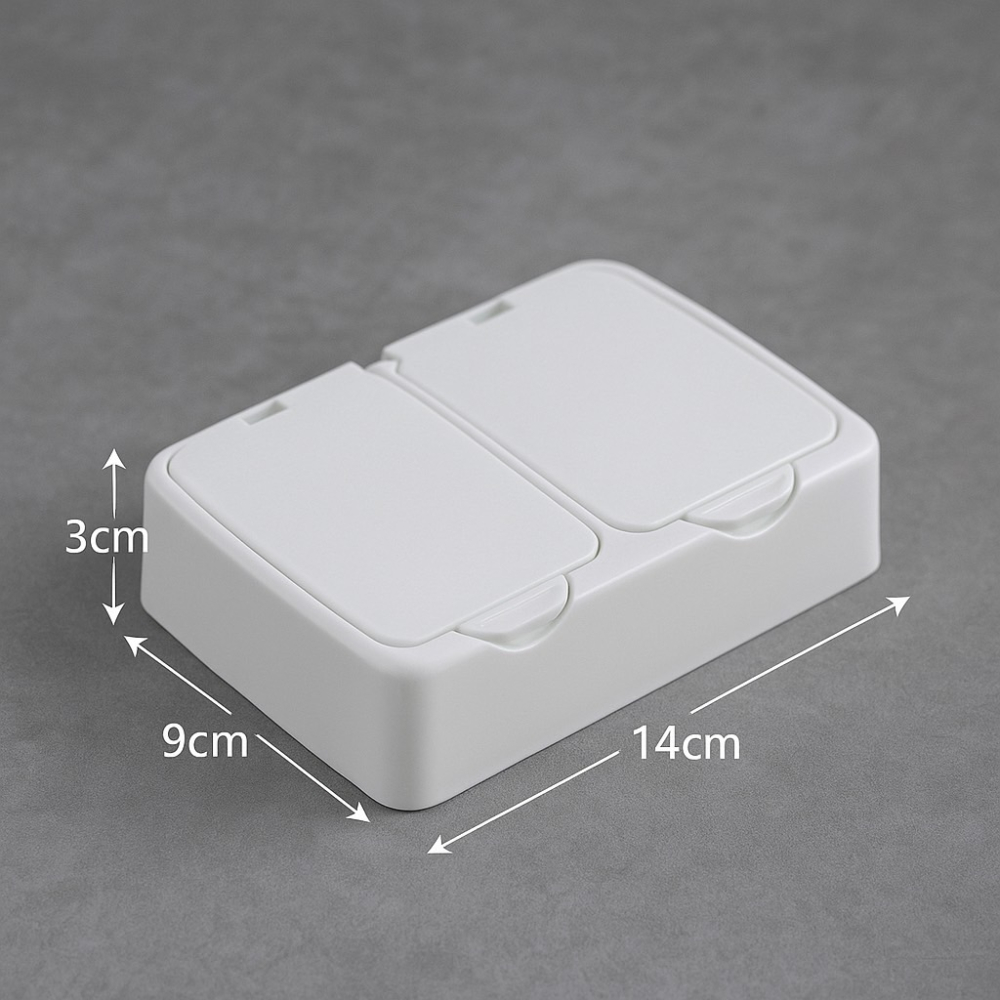 彈跳防塵收納盒 彈跳收納盒 方盒 長方盒 空盒 PP盒 盒子 塑膠盒子 塑膠收納盒 收納盒 收納 防塵盒 EA373-細節圖8