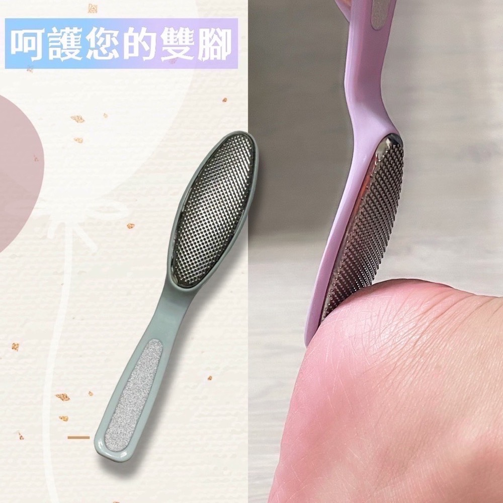 二合一磨腳皮 搓腳板 磨腳棒 磨腳神器 磨腳棒 修腳器 腳皮刀 腳皮刀 去老繭 修皮剉死皮 磨腳器 搓腳棒 EA400-細節圖5
