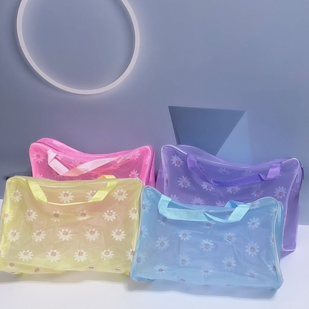 防水收納包 防水透明收納包 手提化妝包 盥洗收納袋 多功能旅行收納袋 化妝包 收納包 旅行洗漱包 洗漱包 EA496-細節圖3
