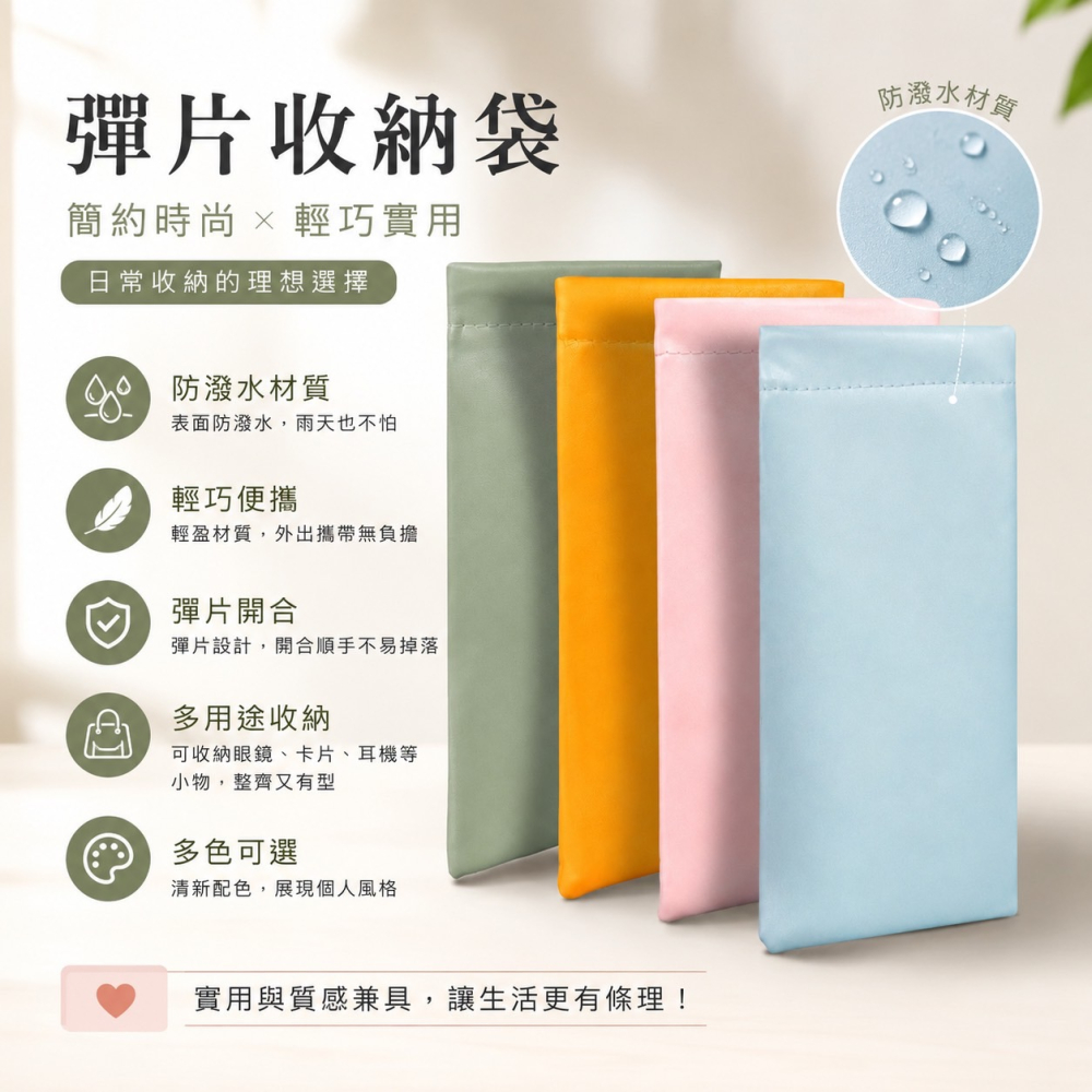 墨鏡收納袋 收納袋 彈片收納袋 彈片眼鏡收納袋 墨鏡太陽眼鏡 收納套 彈片自動閉合 眼鏡收納包 皮革眼鏡袋 EA498-細節圖6
