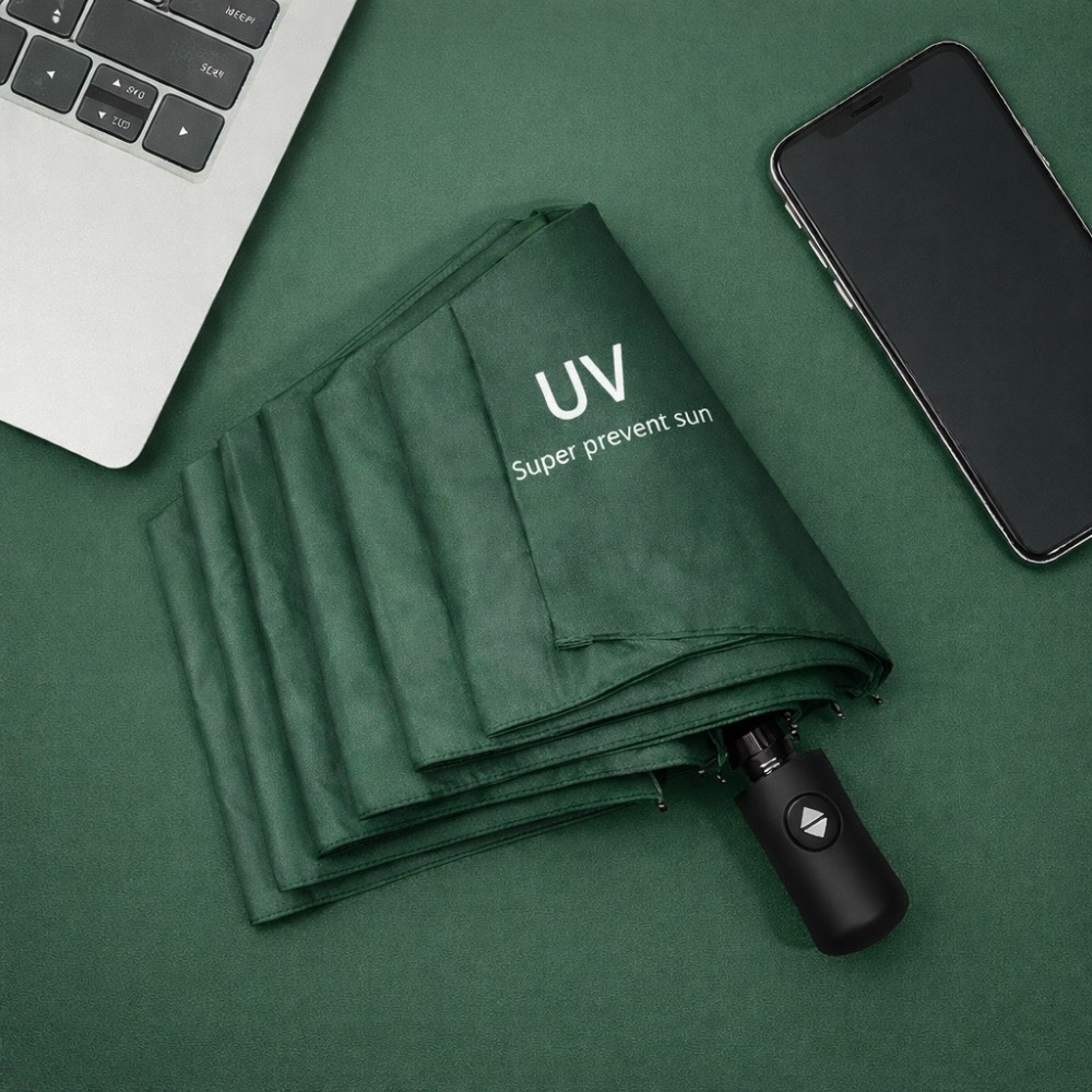 黑膠自動折疊雨傘 8骨自動傘 加大雨傘 黑膠傘 折疊傘 晴雨傘 陽傘 雨傘 遮陽傘 自動摺疊傘 大雨傘 EA901-規格圖9