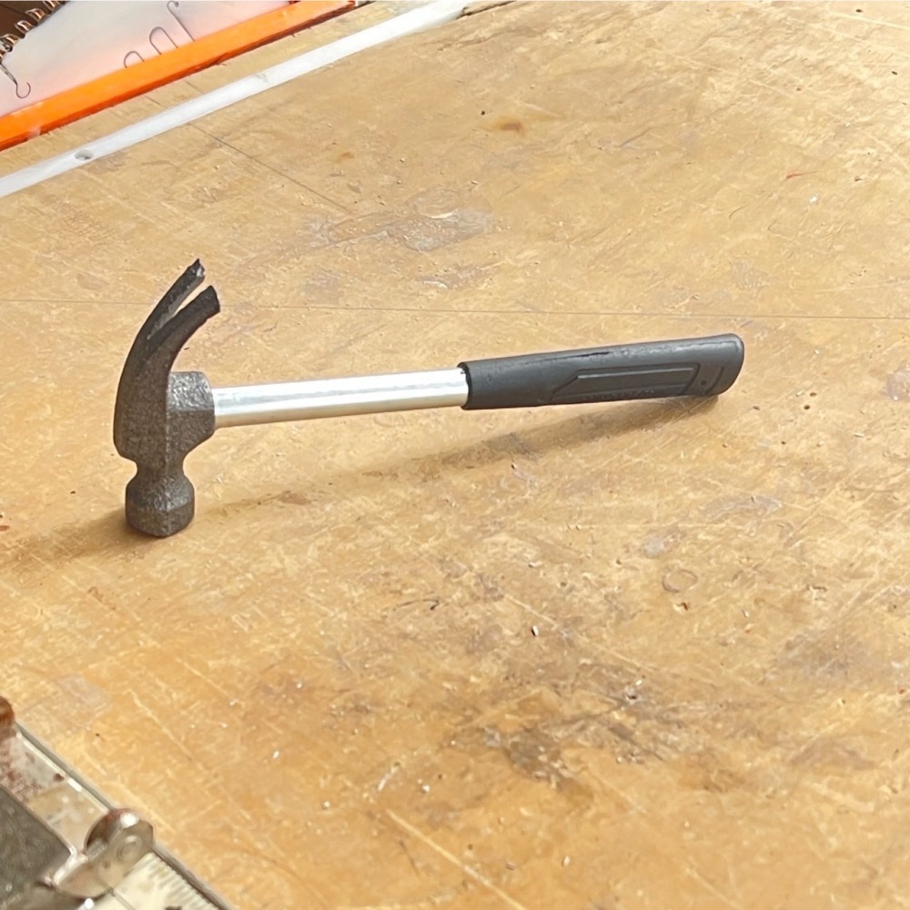迷你羊角小鐵槌 小錘子 錘子 迷你鐵槌 多功能羊角槌 羊角錘 小鐵錘 鐵鎚 五金工具 家用工具 拔釘工具 EA544-細節圖6